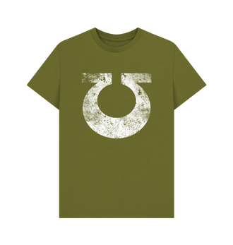 Moss Green Ultramarines Battleworn Insignia T Shirt