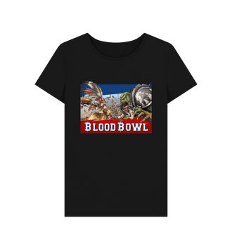 Black Blood Bowl Fitted T Shirt