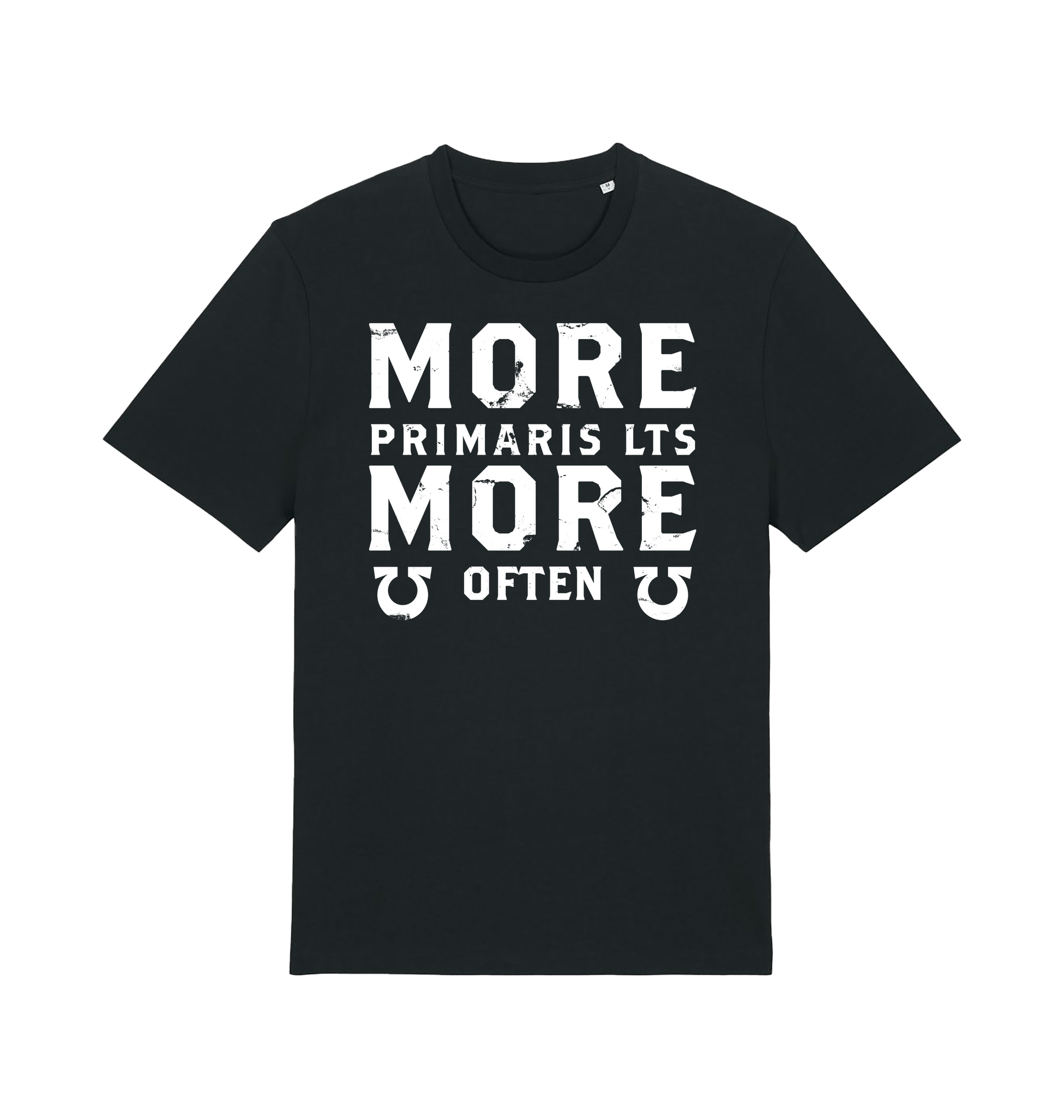 Black Printed T-shirt Front