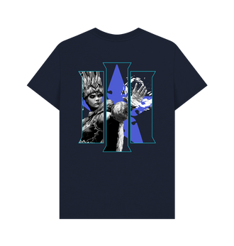 Navy Blue Printed T-shirt