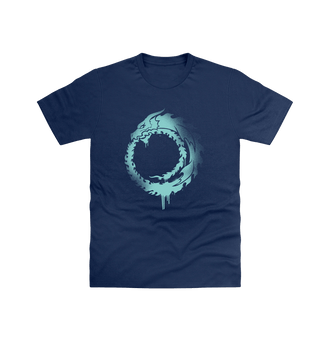 Navy Thousand Sons Graffiti Insignia T Shirt