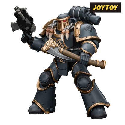 JoyToy Warhammer The Horus Heresy Action Figure - Space Wolves Grey Slayer Pack, Huscarl (1/18 Scale)