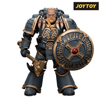 JoyToy Warhammer The Horus Heresy Action Figure - Space Wolves Grey Slayer Pack, Grey Slayer 1 (1/18 Scale) Preorder