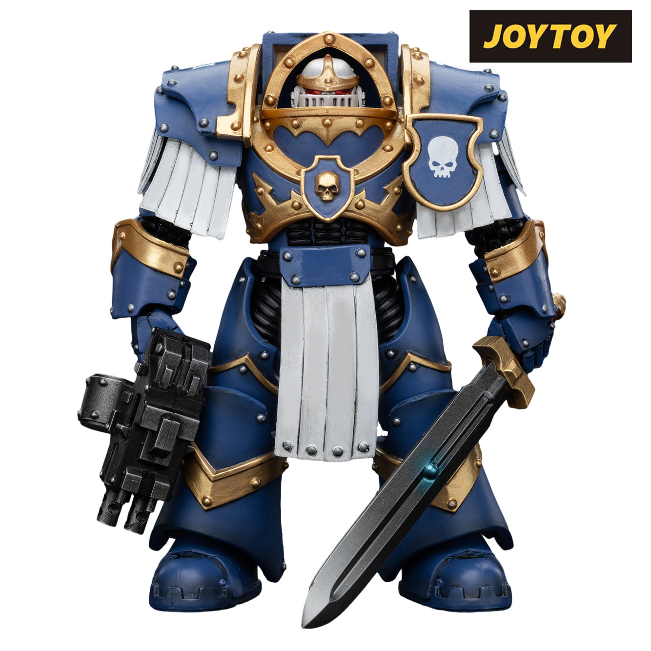 JoyToy Warhammer The Horus Heresy Action Figure - Ultramarines Cataphractii Terminator Squad Sergeant with Power Sword (1/18 Scale) Preorder