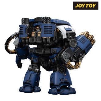 JoyToy Warhammer The Horus Heresy Action Figure - Ultramarines  Leviathan Dreadnought with Cyclonic Melta Lance and Siege Claws (1/18 Scale) Preorder