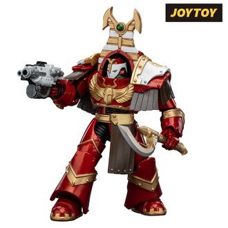 JoyToy Warhammer The Horus Heresy Action Figure - Thousand Sons, Sekhmet Terminator Cabal, Sekhmet with Combi-Melta and Achea Force Weapon (1/18 Scale) Preorder