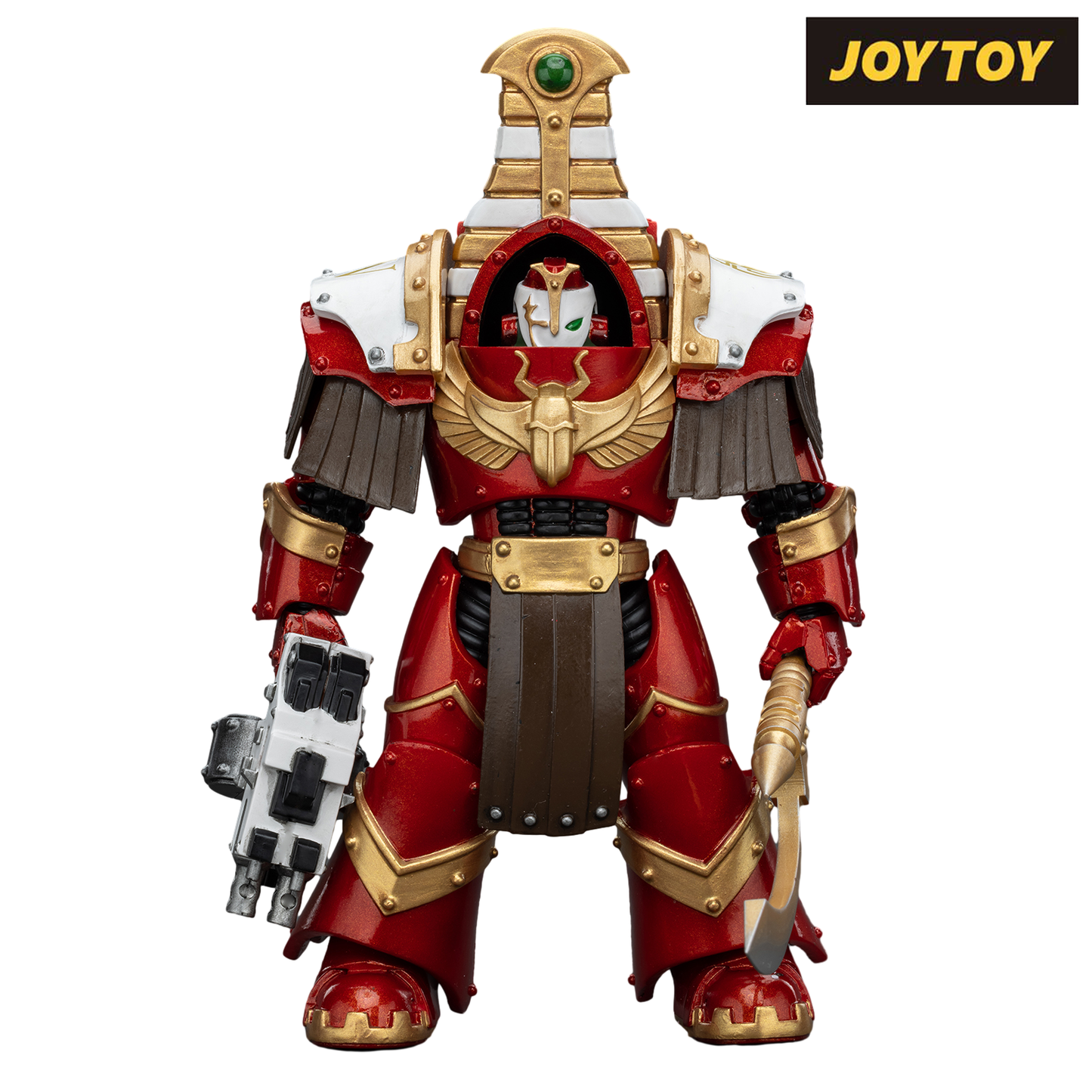 JoyToy Warhammer The Horus Heresy Action Figure - Thousand Sons, Sekhmet Terminator Cabal, Sekhmet with Combi-Bolter and Achea Force Weapon (1/18 Scale)