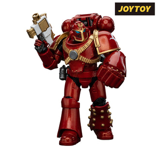 JoyToy Warhammer The Horus Heresy Action Figure - Thousand Sons, Legion MKIV Tactical Squad, Sergeant with Power Fist (1/18 Scale) Preorder