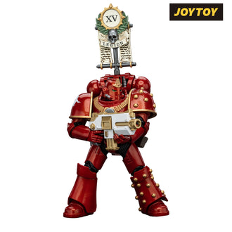 JoyToy Warhammer The Horus Heresy Action Figure - Thousand Sons, Legion MKIV Tactical Squad, Legionary with Legion Vexilla (1/18 Scale) Preorder