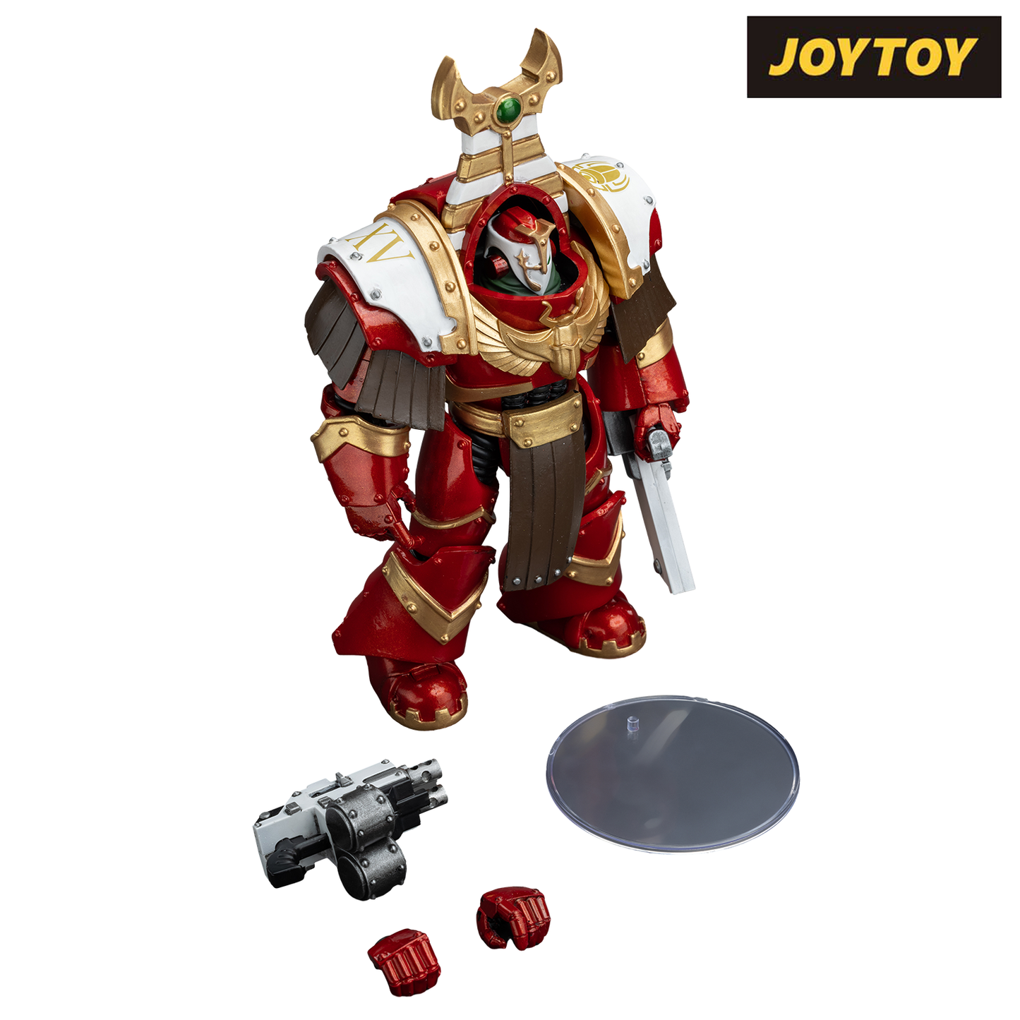JoyToy Warhammer The Horus Heresy Action Figure - Thousand Sons, Sekhmet Terminator Cabal, Sekhmet with Combi-Bolter and Achea Force Weapon (1/18 Scale)