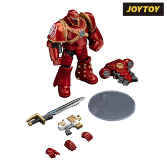 JoyToy Warhammer The Horus Heresy Action Figure - Thousand Sons, Legion MKIV Tactical Squad, Sergeant with Power Fist (1/18 Scale) Preorder