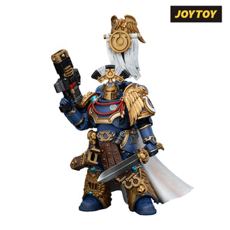 JoyToy Warhammer The Horus Heresy Action Figure - Ultramarines, Legion Praetor with Power Sword and Volkite Serpenta (1/18 Scale) Preorder