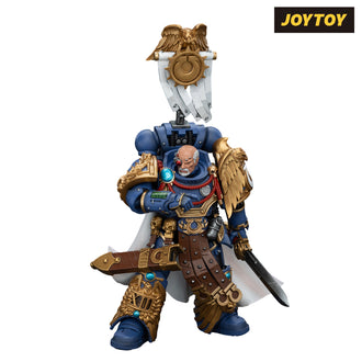 JoyToy Warhammer The Horus Heresy Action Figure - Ultramarines, Legion Praetor with Power Sword and Volkite Serpenta (1/18 Scale) Preorder