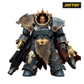 JoyToy Warhammer The Horus Heresy Action Figure - Space Wolves, Hvarl Red-Blade (1/18 Scale) Preorder