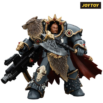 JoyToy Warhammer The Horus Heresy Action Figure - Space Wolves, Hvarl Red-Blade (1/18 Scale)