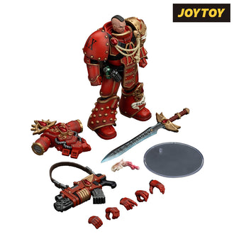 JoyToy Warhammer The Horus Heresy Action Figure - Blood Angels, Raldoron, First Captain of the Blood Angels (1/18 Scale) Preorder