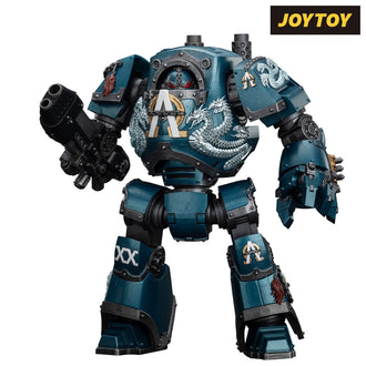 JoyToy Warhammer The Horus Heresy Action Figure - Alpha Legion, Contemptor Dreadnought with Gravis Plasma Cannon (1/18 Scale) Preorder