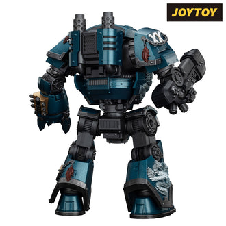 JoyToy Warhammer The Horus Heresy Action Figure - Alpha Legion, Contemptor Dreadnought with Gravis Plasma Cannon (1/18 Scale) Preorder