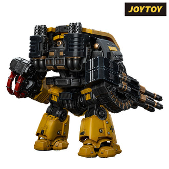 JoyToy Warhammer The Horus Heresy Action Figure - Imperial Fists, Leviathan Dreadnought with Cyclonic Melta Lance and Storm Cannon (1/18 Scale) Preorder