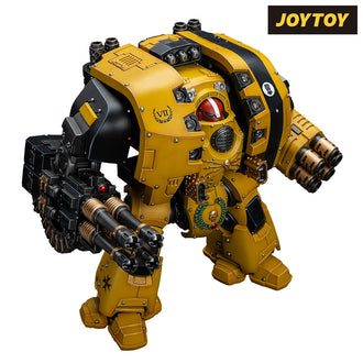 JoyToy Warhammer The Horus Heresy Action Figure - Imperial Fists, Leviathan Dreadnought with Cyclonic Melta Lance and Storm Cannon (1/18 Scale) Preorder