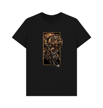 Black Premium Adeptus Custodes Shield-Warden T Shirt