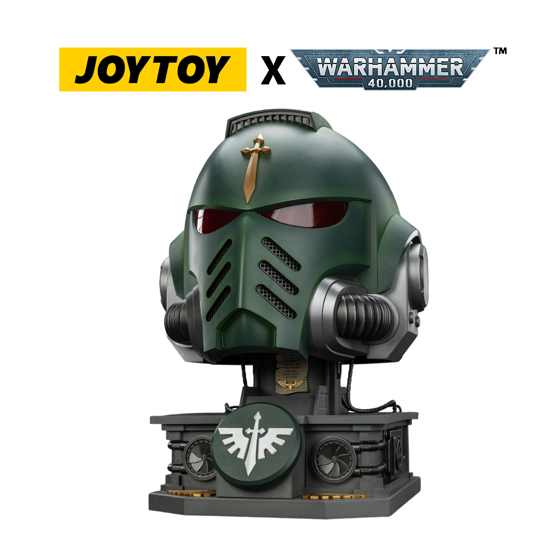 JoyToy Warhammer 40,000: Dark Angels Mk X Helmet and Display Stand (1:1 Scale) Preorder
