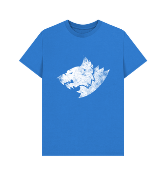 Bright Blue Space Wolves Battleworn Insignia T Shirt