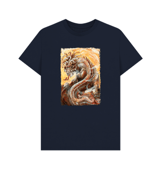 Navy Blue GRIMDARK - Beast of Nurgle T Shirt