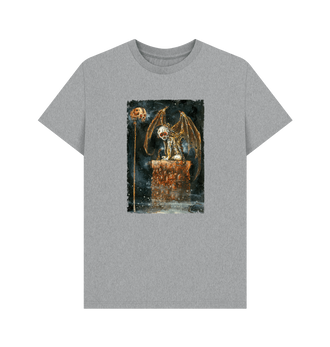 Athletic Grey GRIMDARK - Cherub Gargoyle T Shirt