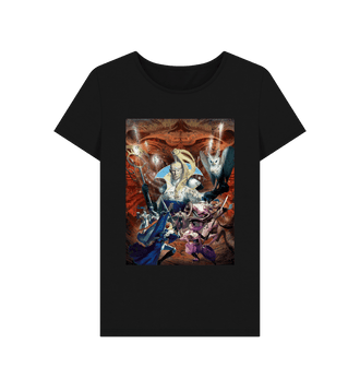 Black Warhammer Underworlds: Direchasm Distressed Fitted T Shirt