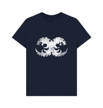 Navy Blue Premium Tyranids Battleworn Insignia T Shirt