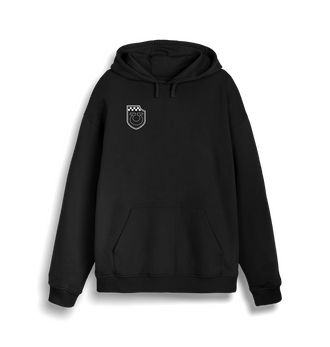 Black Warhammer 40,000: 'STORM SHIELD' Hoodie as featured in Secret Level