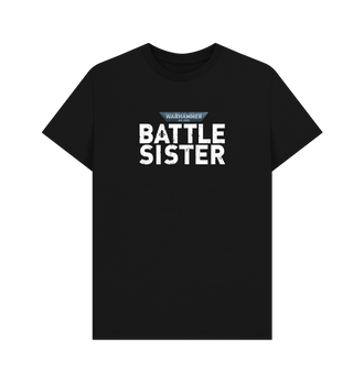 Black Battle Sister Logo T Shirt