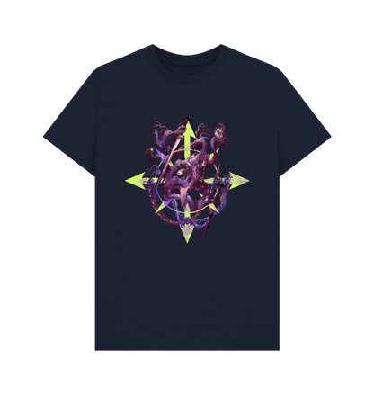 Navy Blue Chaos Space Marines Spawn of Chaos T Shirt