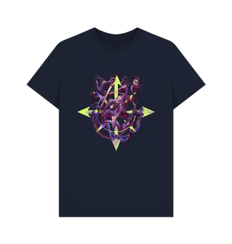 Navy Blue Chaos Space Marines Spawn of Chaos T Shirt