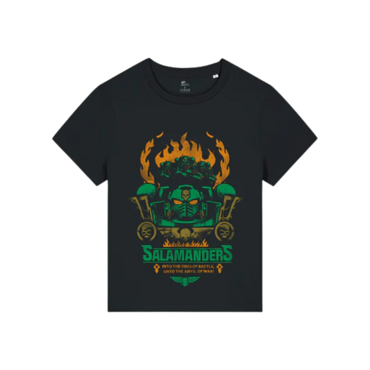 Salamanders - Fires of Battle Fitted T Shirt