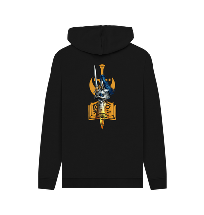 Black Printed Hoody