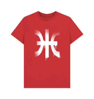 Red Harlequins Graffiti Insignia T Shirt