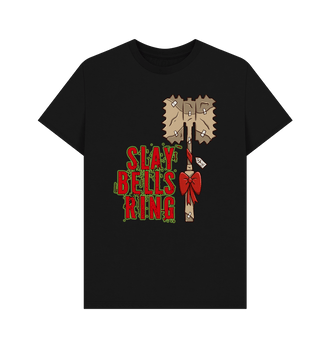 Black Red Gobbo Slay Bells Ring T Shirt