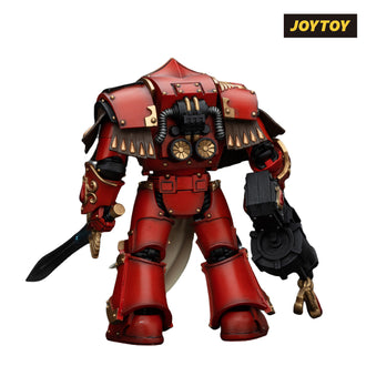 JoyToy Warhammer The Horus Heresy Action Figure - Blood Angels, Crimson Paladin with Iliastus Assault Cannon (1/18 Scale) Preorder