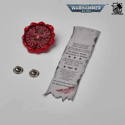 Starforged Warhammer 40,000 Imperial Aquila Purity Seal Brooch