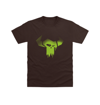 Dark Chocolate Orks Graffiti Insignia T Shirt