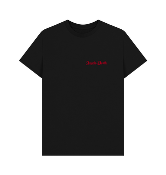 Black Premium Angels of Death Raphael Back Print T Shirt