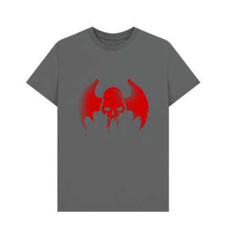 Slate Grey Flesh-eater Courts Graffiti Insignia T Shirt