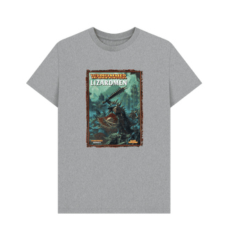 Athletic Grey Warhammer Fantasy Battle 7th Edition - Lizardmen T Shirt