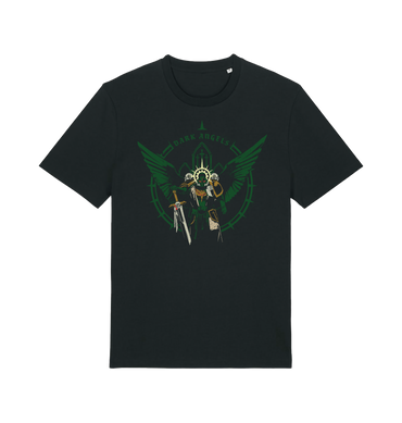 Black Printed T-shirt Front