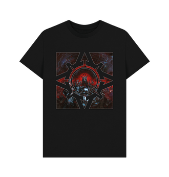 Black Chaos Space Marines Chaos Star 2 T Shirt