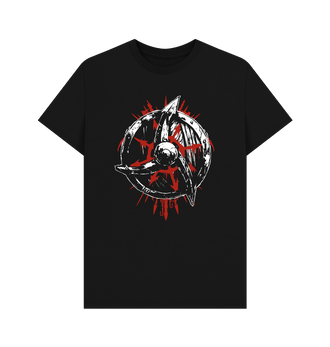 Black Premium Warhammer The Old World Warriors of Chaos Shield T Shirt