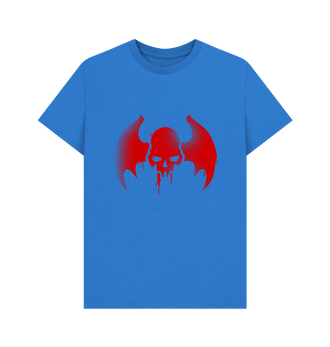 Bright Blue Flesh-eater Courts Graffiti Insignia T Shirt