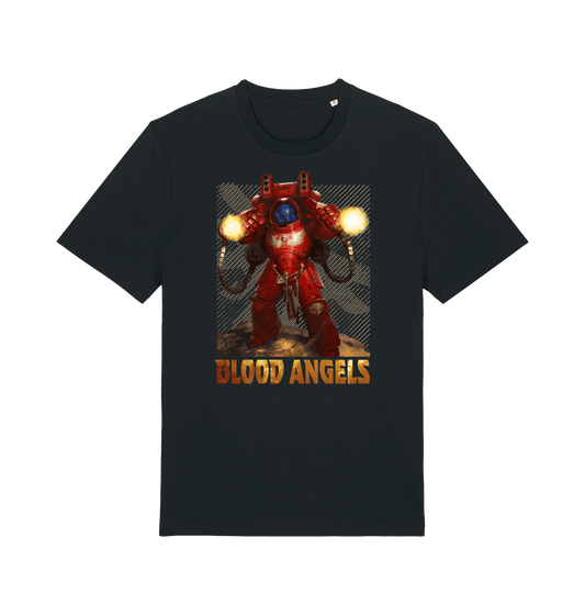 Black Printed T-shirt Front